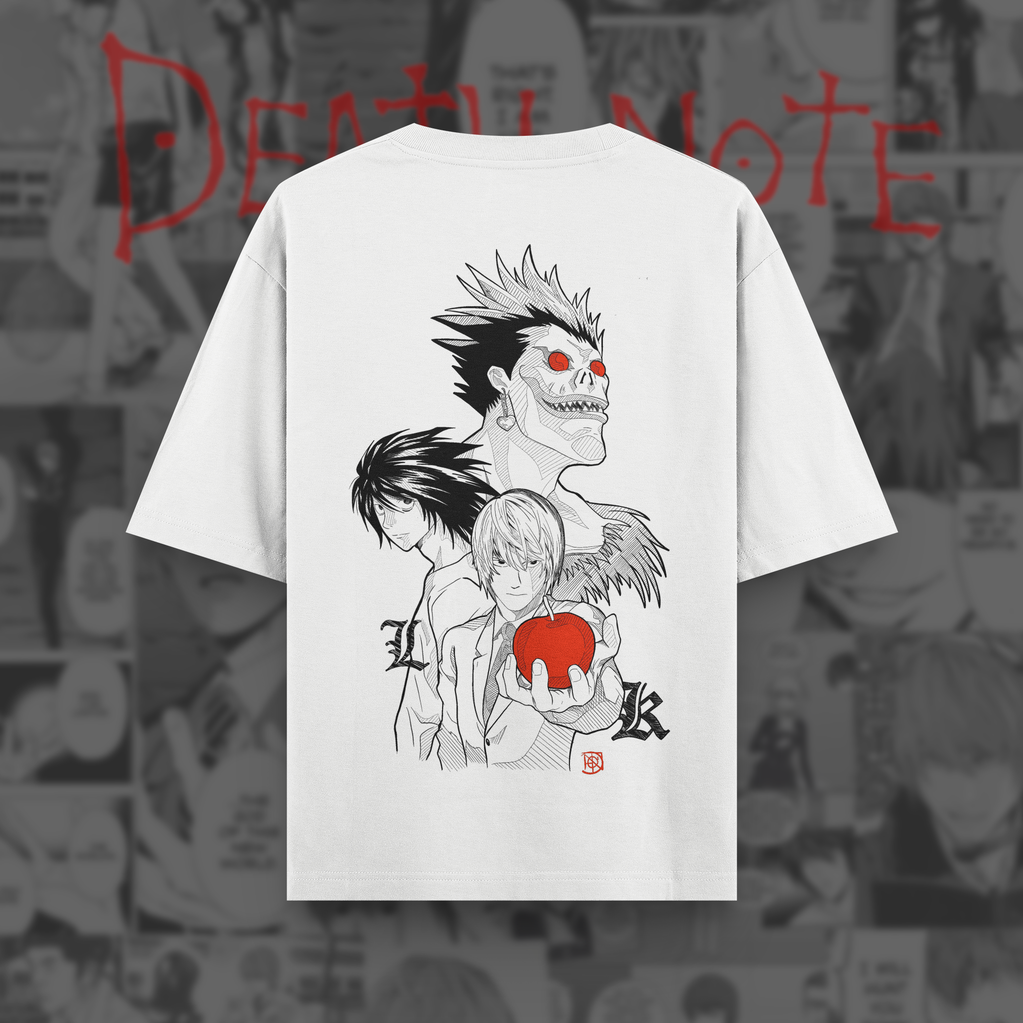 Death Note Anime Oversized T-shirt