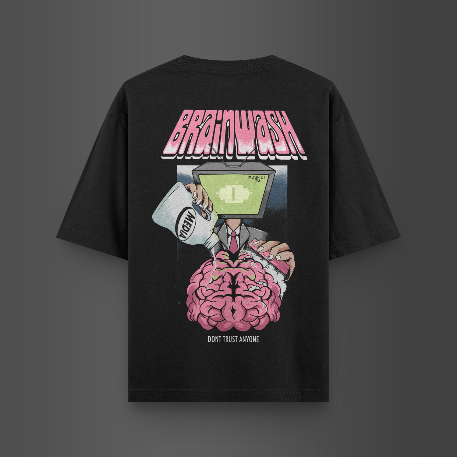 Brainwash Oversized T shirt