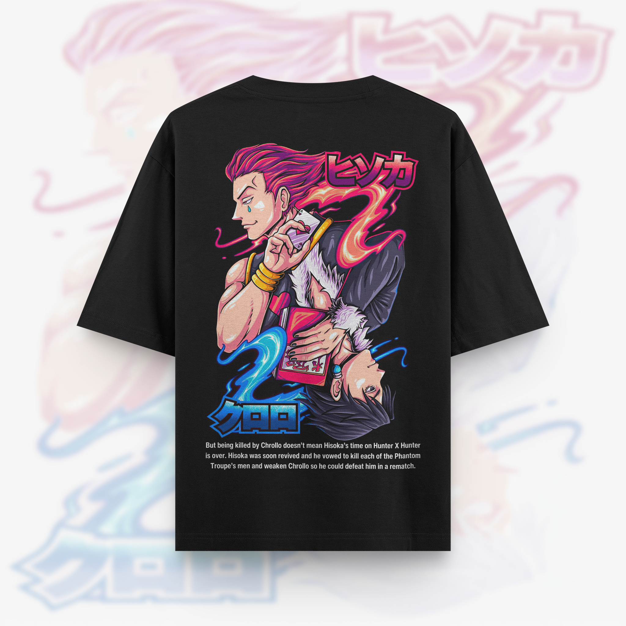 HXH Hisoka X Chrollo Oversized Tee