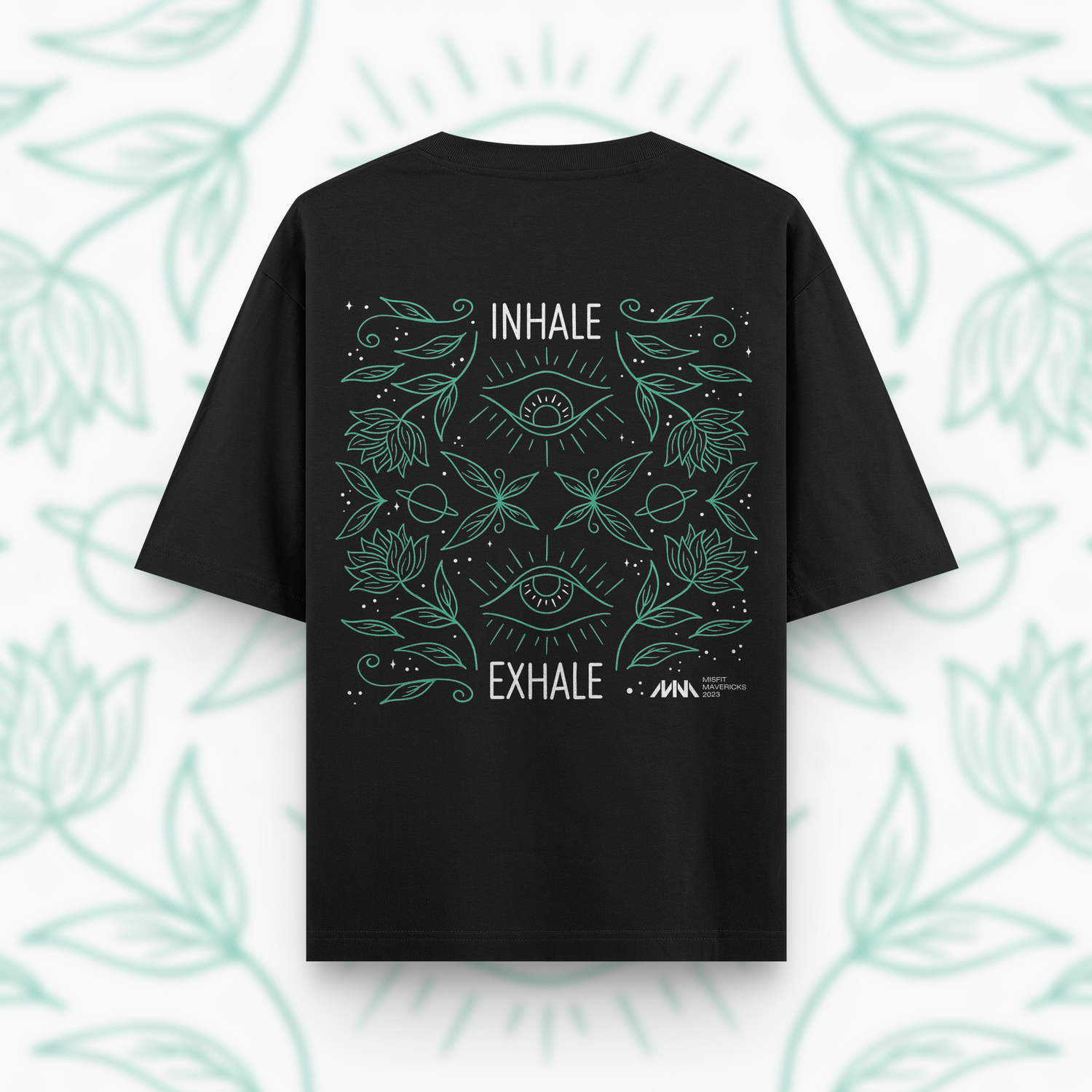 Inhale Exhale Oversized Tee