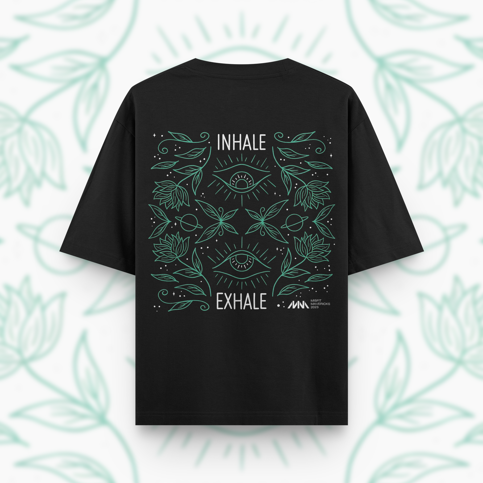 Inhale Exhale Oversized Tee