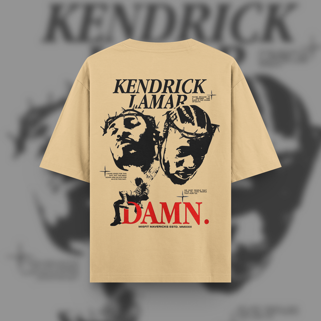 Kendrick Lamar Oversized Tee