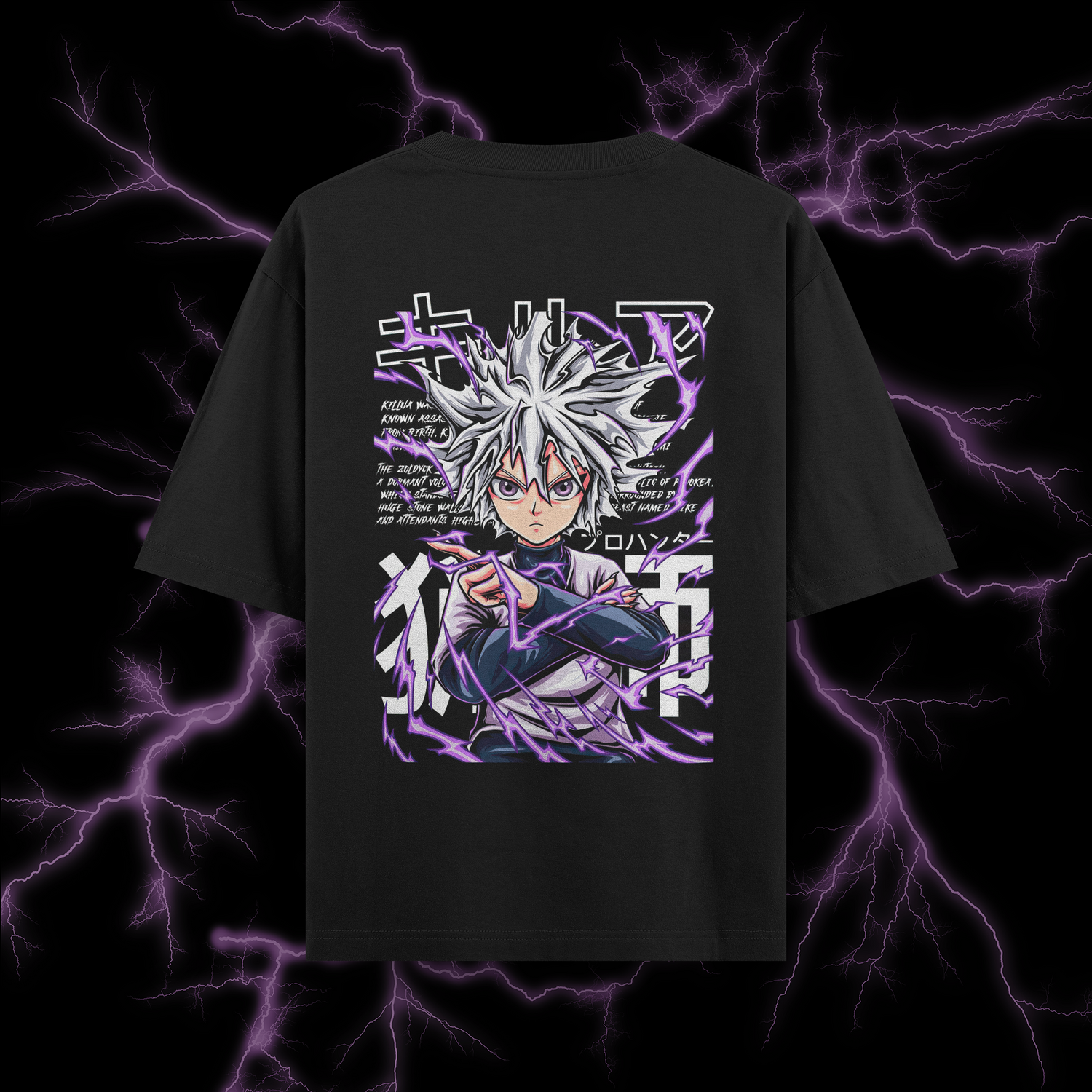 HXH Killua Zoldyck Oversized Tee