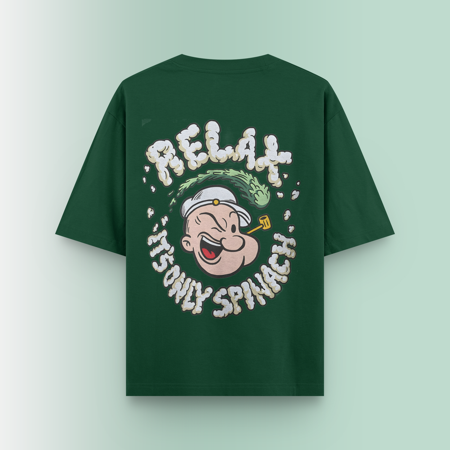 SPINACH OVERSIZED T-SHIRT