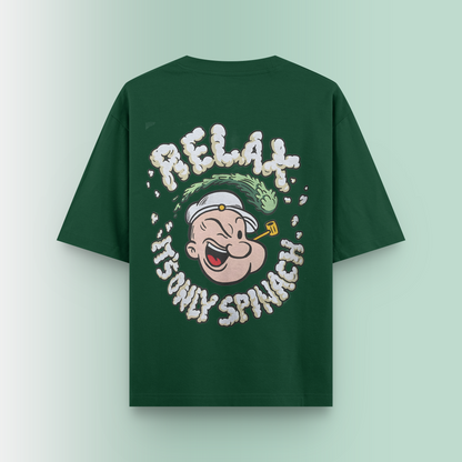 SPINACH OVERSIZED T-SHIRT