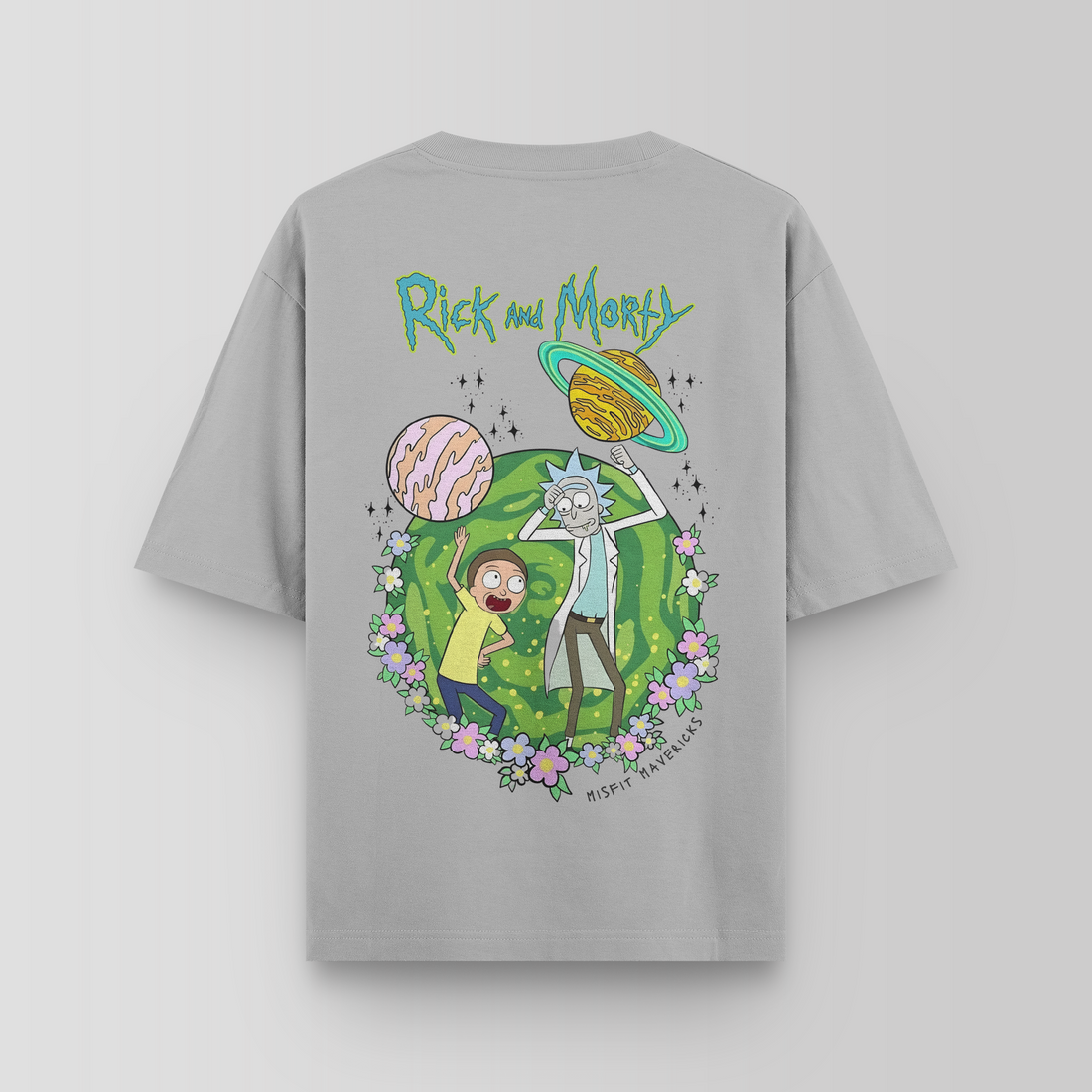 RICK &amp; MORTY OVERSIZED T-SHIRT