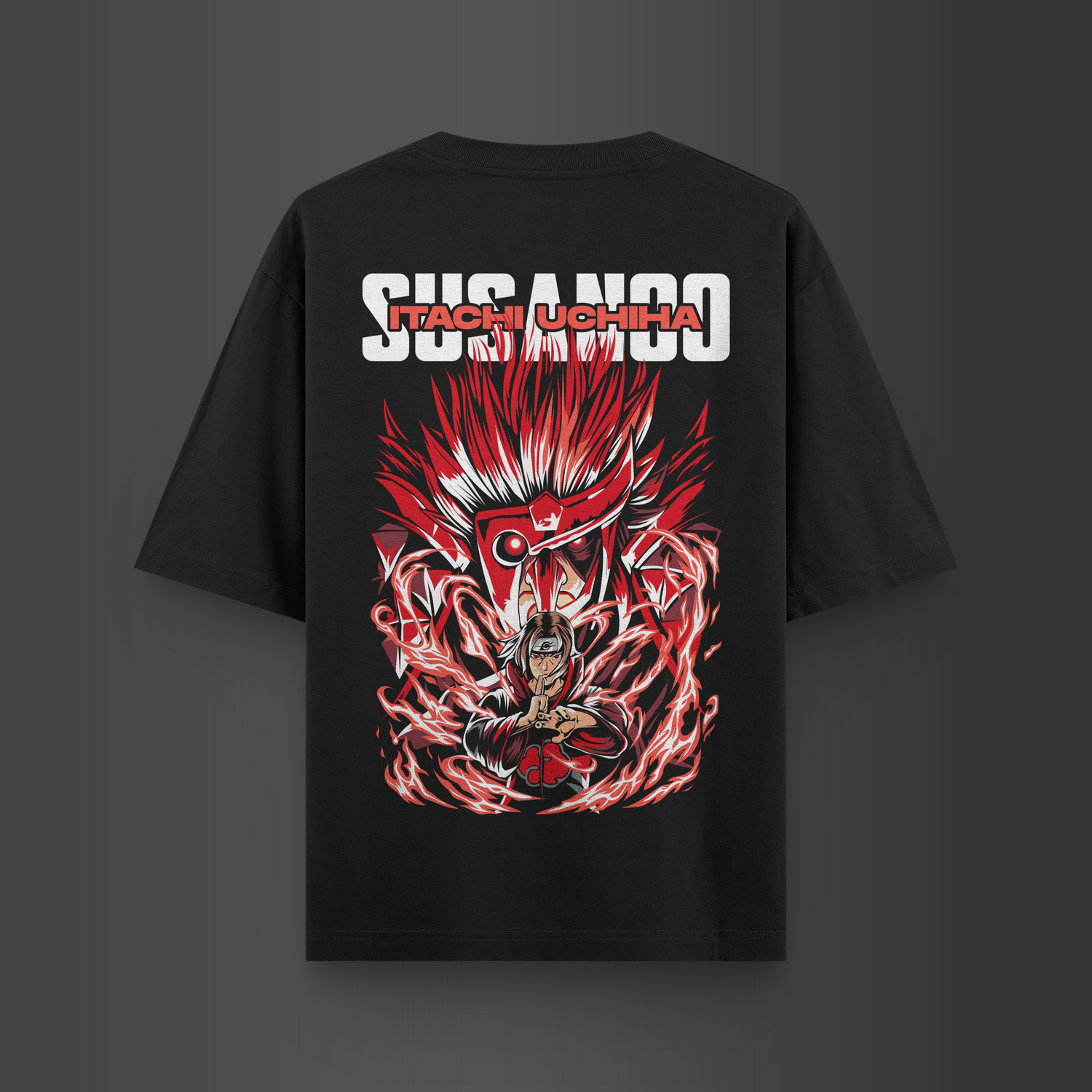 SUSANO OVERSIZED T-SHIRT BLACK