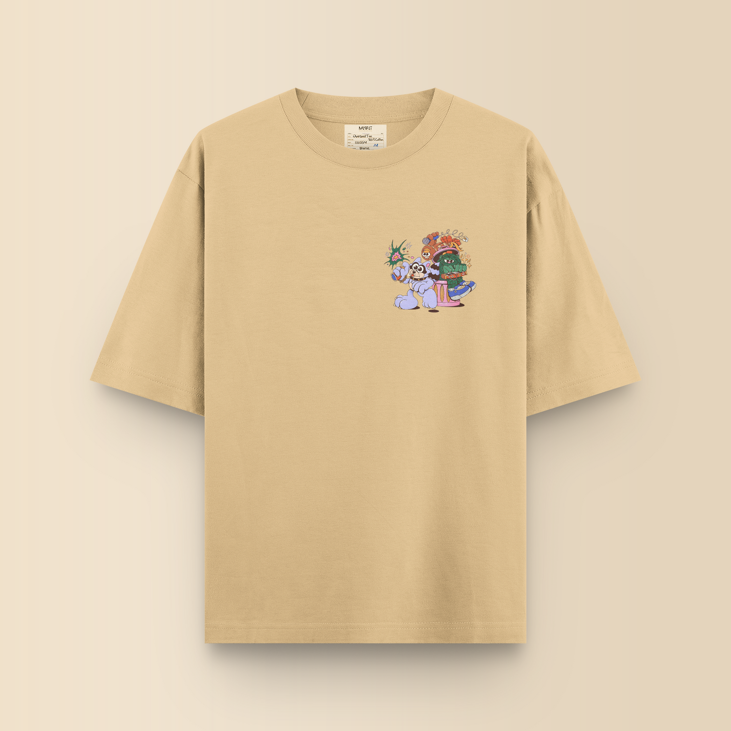 TRASH FRIENDS OVERSIZED T-SHIRT