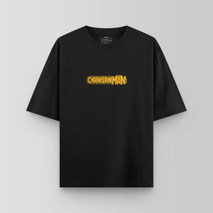 CHAINSAWMAN BLACK OVERSIZED T-SHIRT