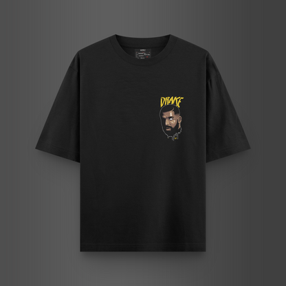 DRAKE OVERISZED T-SHIRT BLACK