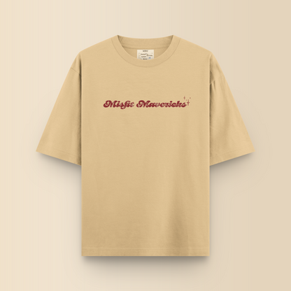 DREAM UNTIL.. - BEIGE OVERSIZED T-SHIRT