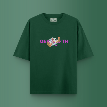 GEAR FIFTH OVERSIZED T-SHIRT - GREEN