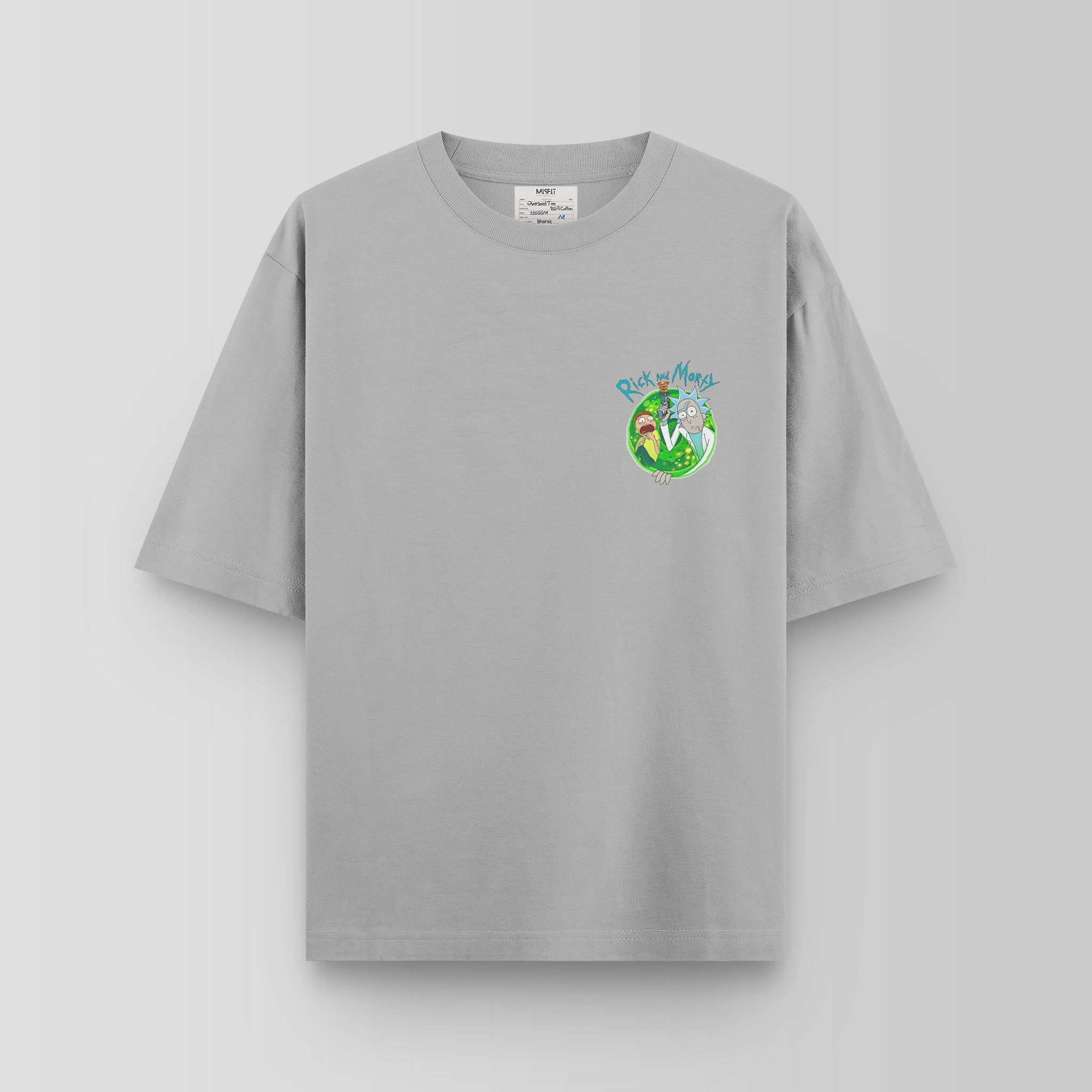 RICK &amp; MORTY OVERSIZED T-SHIRT